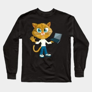 Cat Long Sleeve T-Shirt